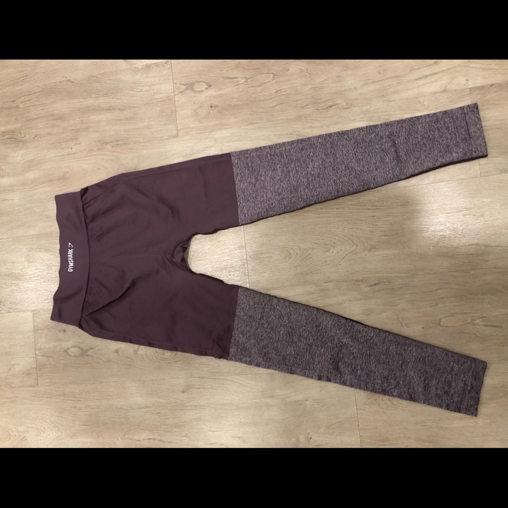 Size Medium Gymshark Two-Tone Seamless Leggings